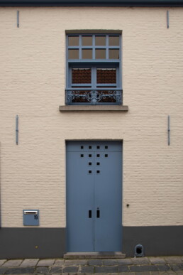 Brügge, blaue Tür