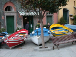 Chinque Terre, Boote